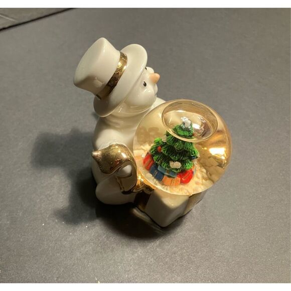 Lenox Sm Snowman Globe - Picture 2 of 10